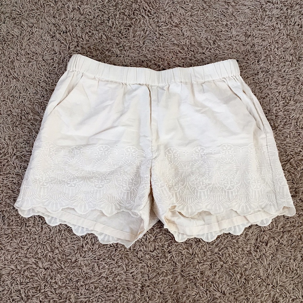 Floral Linen Shorts
